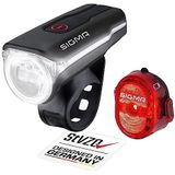 SIGMA SPORT - AURA 60 en NUGGET II fiets LED licht kit | StVZO-goedgekeurde voor-en achterlichten