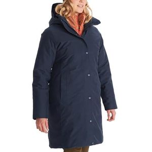 Marmot Chelsea winterjas voor dames, met capuchon, waterdicht, geïsoleerd, warm, winddicht, lichte outdoorjas, opvouwbaar, Arctic Navy, XXL, Arctic Navy