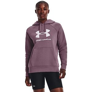 Under Armour Rival Fleece hoodie met groot logo voor dames