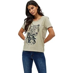 Desires Kimora Gots T-shirt voor dames, pavés, maat M, straatstenen