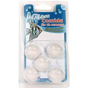 ARQUIVET Weekend visvoer - 5 eenheden x 15 g - compleet voer voor alle soorten aquariumvissen - voor 10-15 vissen - 2 tot 4 dagen houdbaar