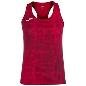 Joma 2XS Elite VIII shirt met bandjes, uniseks, volwassenen, rood, Rood