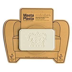 MastaPlasta Ivoorkleurige patch voor reparatie van leer. Kies de maat. Eerste hulp voor banken, autostoelen, handtassen, jassen, enz.