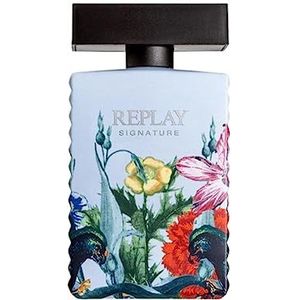 REPLAY - Secret Signature voor dames eau de toilette - bloemengeur, citrusvruchten, mysterieus, intens, energiek, opvallend en sprankelend, 100 ml fles