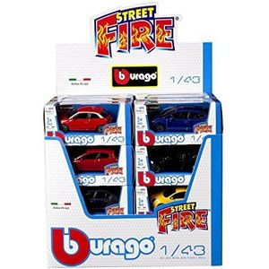 Bburago 00709 - Street Fire 1:43 buitenlandse auto [1 stuk], verschillende modellen en kleuren