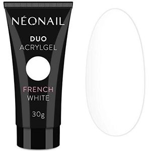 NeoNail Professional Duo Acrylgel, 30 g, nagelverlenging, kunstnagels, modellering, opbouwgel, gel... (French White)