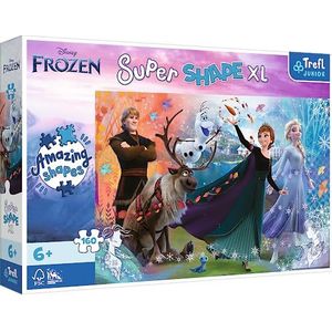 Puzzel met 160 stukjes in Frozen thema (Super Shapes XL)