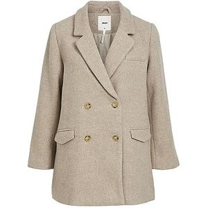 OBJECT Objblaza Le Jacket Noos korte jas, humus/detail: Melange 46 dames, humus/details: mix, 46, Humus/Details: mix