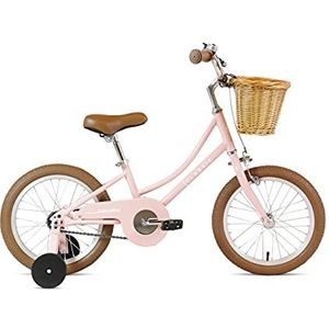 FabricBike Kids - Pedaalfiets voor jongens en meisjes, afneembare aandrijfwielen, hoogwaardige remmen, 12 en 16 inch wielen, 4 kleuren (Classic Pink, ‎16"": 3 - 7 jaar (hoogte 96-120 cm))