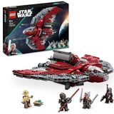 LEGO 75362 Star Wars Ahsoka Tano's T-6 Jedi shuttle, ruimteship met 4 Star Wars-figuren, Ahsoka Tano, Sabine Wren, Professor Huyang en Marrok, laserzwaarden, cadeau-idee