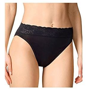 Calida Slip lycra kant dames bikini, zwart (zwart 992)