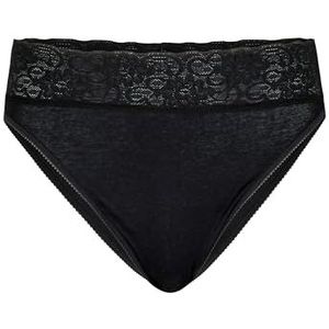 Calida Slip lycra kant dames bikini, zwart (zwart 992)