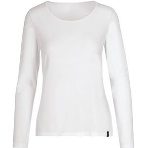 Trigema Dames 3/4 mouw viscose T-shirt, wit (001)