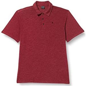 Hurley Ace Vista Poloshirt voor heren, Rood gemêleerd