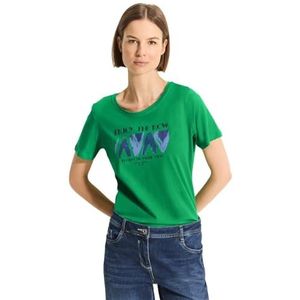 T-shirt avec imprimé sur le devant, Fresh Apple Green, L