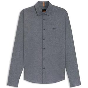 BOSS Mysoft_2_m overhemd heren, Donkerblauw 404