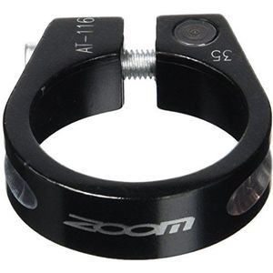 Zoom Halsband/schacht verzonken kop, uniseks, volwassenen, zwart, 35 mm
