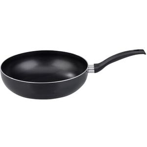 Elo 62758 Ducto Wok, aluminium, zwart, 28 x 28 x 8 cm