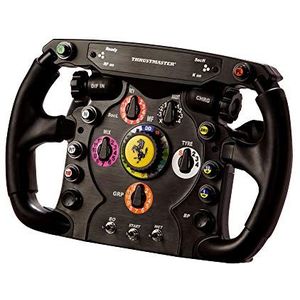 Thrustmaster Ferrari F1 rad, compatibel met PS5/PS4/Xbox/PC, zwart en zilver, 4160571