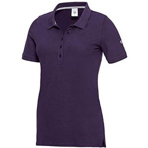 BP 1716-230-0890-S dames poloshirt 1/2 mouw polokraag button down 66 cm 195 g/m² katoen stretch aubergine S