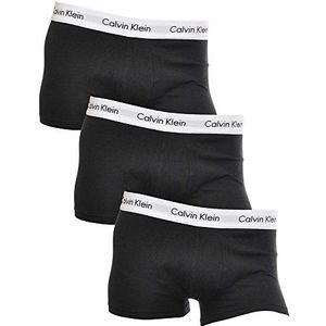 Calvin Klein Lage Boxershort, 3 stuks, 0000u2664g Lage Boxershort Heren (3 stuks), Zwart