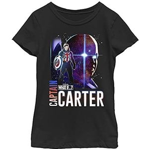 Marvel Watcher Captain Carter T-shirt pour filles Schwarz, Noir (Schwarz), XL