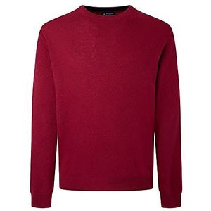 Hackett London SYRAH Merino Pullover voor heren, S, syrah