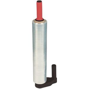 NIPS 140774103 HANDROLLER voor stretchfolie, geschikt voor een kerndiameter van 50 mm, zwart/rood
