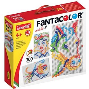 Quercetti - 0851 Fantacolor Modular 2 creatieve hobby's – mozaïekspel