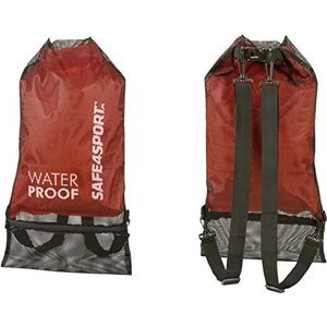 SAFE4SPORT Waterdichte rugzak - Dry Bag 20L - telefoontasje en opbergtas voor stranddocumenten - rood, Rood