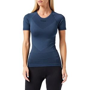 hummel First Seamless tanktop voor dames, S/S, blauwe jeans donker