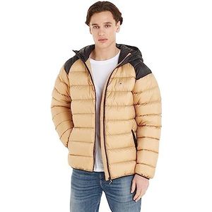 Tommy Jeans Lichtgewicht donsjack Tjm Clbk Dm0dm17233 Donsjack voor heren, Beige (zandkleurig)