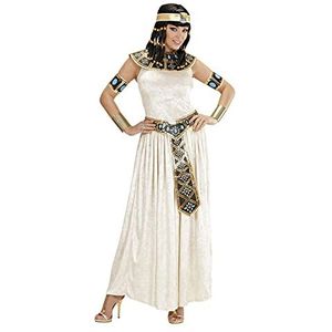 Widmann - Cs923277/l - kostuum Egyptische godin fluweel L, wit