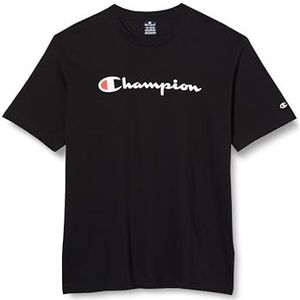 Champion Legacy American Classics S-s Crewneck T-shirt voor heren, Zwart