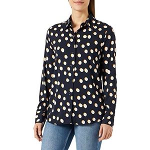 Seidensticker Regular fit, blouse met lange mouwen, damesblouse, Donkerblauw