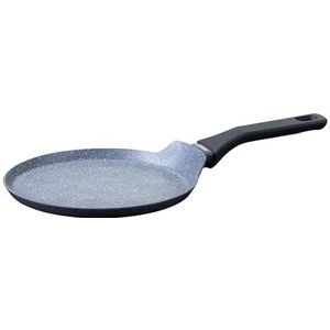 FACKELMANN Cosmo pannenkoekenpan, diameter 25 cm, geperst aluminium, PFAS-vrije Excilon keramische coating, soft-touch handvat, reiniging met de hand