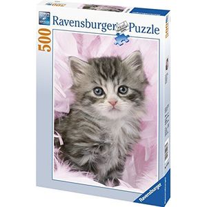 Ravensburger - Puzzel voor volwassenen - puzzel 500 p - zachtheid van kitten - 14136