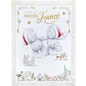Me To You Tatty Teddy luxe kerstkaart voor verloofde in herinneringsdoos - officiële collectie