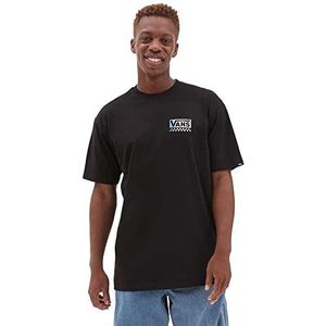 Vans Global Stack T-shirt voor heren, zwart.