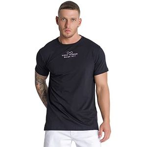 Gianni Kavanagh Restart T-shirt voor heren, zwart, zwart.