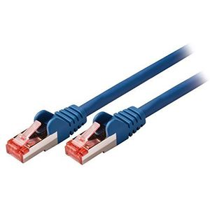 Valueline VLCP85221L025 netwerkkabel 0,25 m Cat6 S/FTP (S-STP) blauw – netwerkkabel (0,25 m, Cat6, S/FTP (S-STP), RJ-45, RJ-45, blauw)