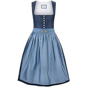 Stockerpoint Dirndl Leonora jurk, blauw, 34 dames, blauw, 34, Blauw