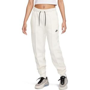 Nike FB8330-110W NSW TCH FLC MR JGGR Pantalon de Sport Femme Pale Ivory/Black Taille L