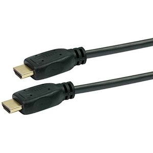 Schwaiger HDMI0300043 HDMI-verbindingskabel (stekker op stekker, 3 m), zwart
