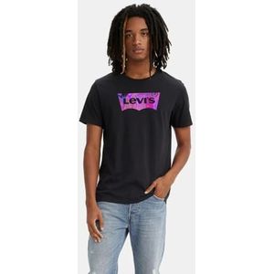 Levi's T-shirt met ronde hals voor heren, Batwing kaviaar