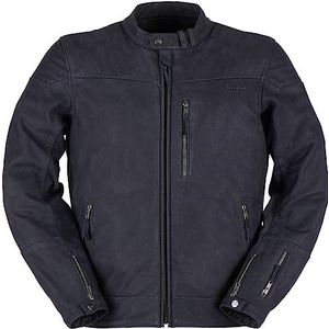 Furygan Clint Evo Veste de moto en cuir, bleu, XXL