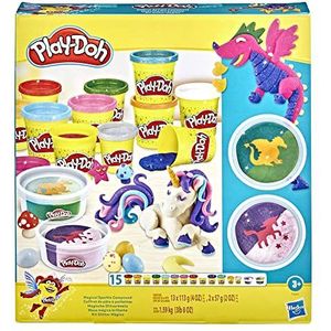 Play-Doh Pastaset glitter met 15 potten