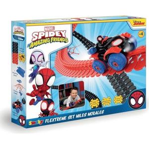 SMOBY Spidey FleXtreme Spin Bouwspeelgoed, uniseks, wit, vanaf 5 jaar, binnen