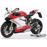 Tamiya 300114132 1:12 Ducati 1199 Panigale S Tricolor, getrouwe replica, modelbouw, kunststof bouwset, doe-het-zelf, hobby, collage, modelbouw, ongeverfde montage.
