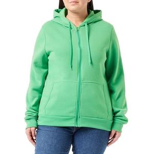 Ucy Sweat à capuche zippé élégant en polyester pour femme Vert juteux Taille XL, Vert juteux, XL